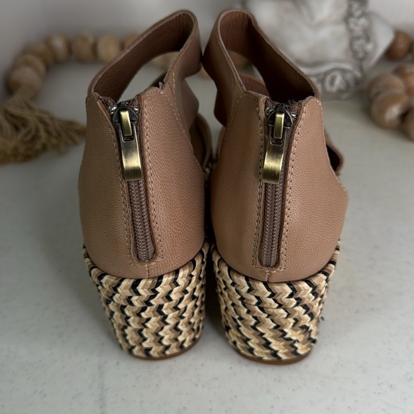 Antelope Grayson Kat Wedge Sandals - Leather Size 38/7 - Picture 10 of 12